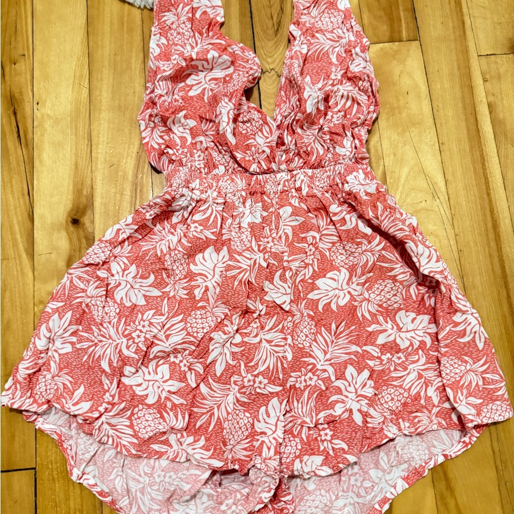 Floral Coral Kids Bottoms